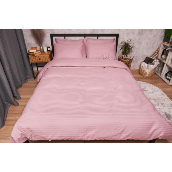 Фото - Комплект постільної білизни Moon&Star Satin Stripe Stripe Candy 143х210х2 нав. 2х50х70 (MS-820003561)