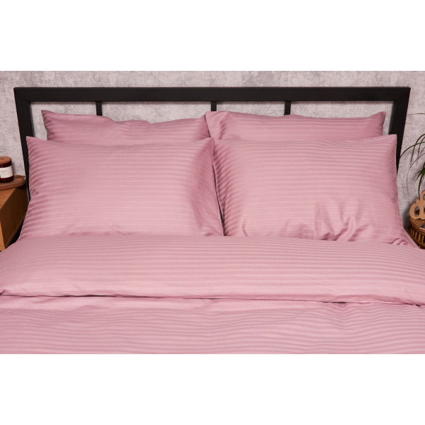 Фото - Комплект постільної білизни Moon&Star Satin Stripe Stripe Candy 143х210х2 нав. 4х70х70 (MS-820003564)