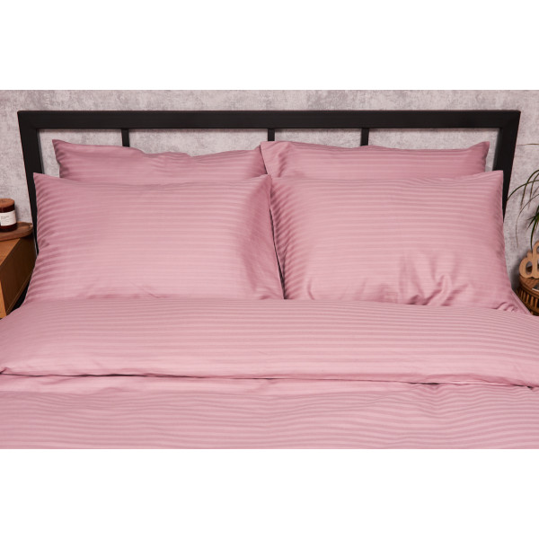 Фото - Комплект постільної білизни Moon&Star Satin Stripe Stripe Candy 160х220 нав. 2х40х60 (MS-820003555)