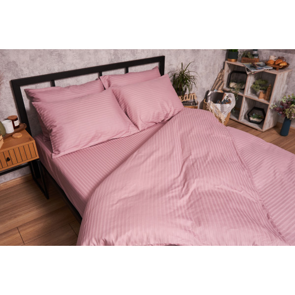 Фото - Комплект постільної білизни Moon&Star Satin Stripe Stripe Candy 160х220 нав. 2х70х70 (MS-820003557)