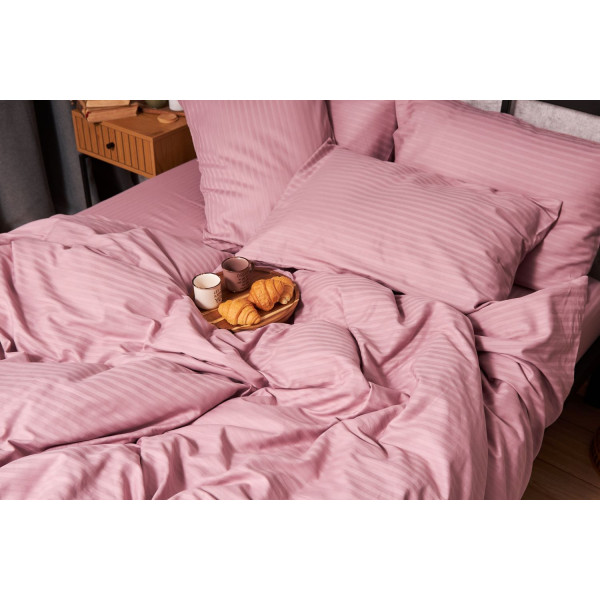 Фото - Комплект постільної білизни Moon&Star Satin Stripe Stripe Candy 143х210х2 нав. 4х70х70 (MS-820003564)