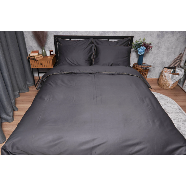 Фото - Комплект постільної білизни Moon&Star Satin Premium Gold Corner 143х210х2 нав. 2х40х60 (MS-820003910)