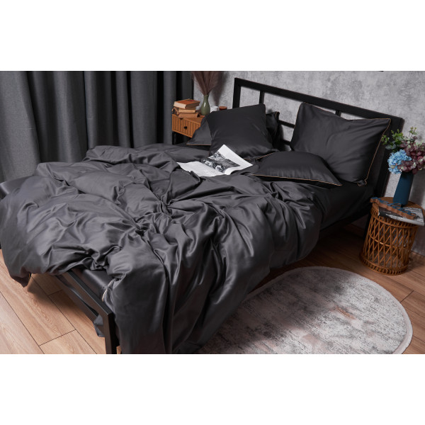 Фото - Комплект постільної білизни Moon&Star Satin Premium Gold Corner 143х210х2 нав. 2х70х70 (MS-820003912)