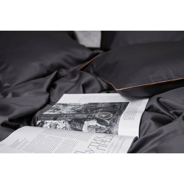 Фото - Комплект постільної білизни Moon&Star Satin Premium Gold Corner 143х210х2 нав. 2х40х60 (MS-820003910)