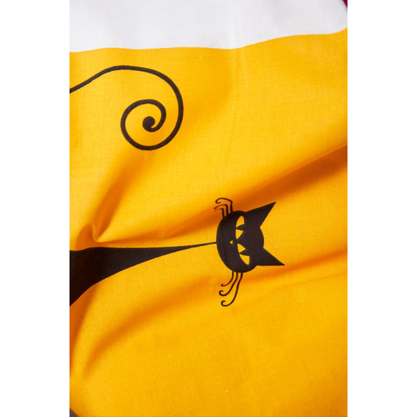 Фото - Комплект постільної білизни Moon&Star Бязь Gold Люкс «Cat Brawlers» 160х220х2 нав. 2х70х70 (MS-820003392)