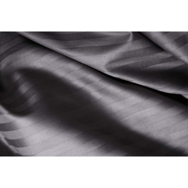 Фото - Комплект постільної білизни Moon&Star Satin Stripe Stripe Black 143х210х2 нав. 4х50х70 (MS-820003703)