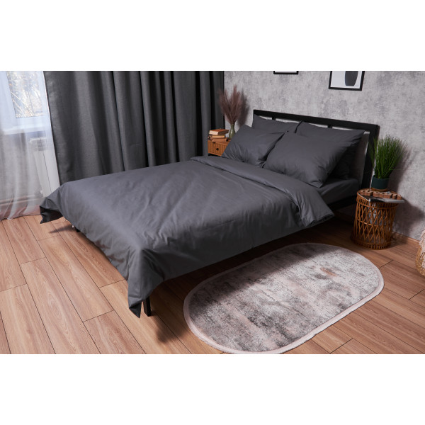 Фото - Комплект постільної білизни Moon&Star Бязь Gold Люкс «Dark Blue» 143х210х2 нав. 2х40х60 (MS-820003210)