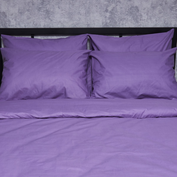 Фото - Комплект постільної білизни Moon&Star Бязь Gold Люкс «Violet Charm» 143х210х2 нав. 2х70х70 (MS-820007342)