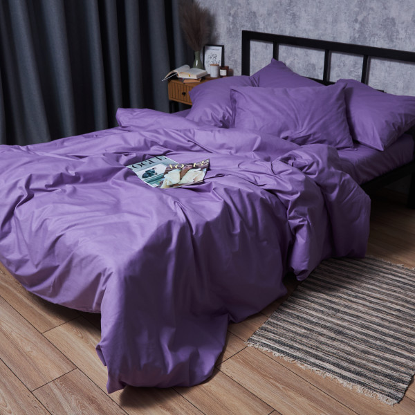 Фото - Комплект постільної білизни Moon&Star Бязь Gold Люкс «Violet Charm» 143х210х2 нав. 2х40х60 (MS-820007340)