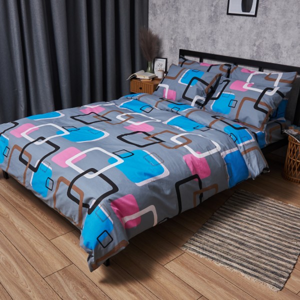Фото - Комплект постільної білизни Moon&Star Бязь Gold Люкс Retro Vibes 175х210 нав. 2х70х70 (MS-820006762)