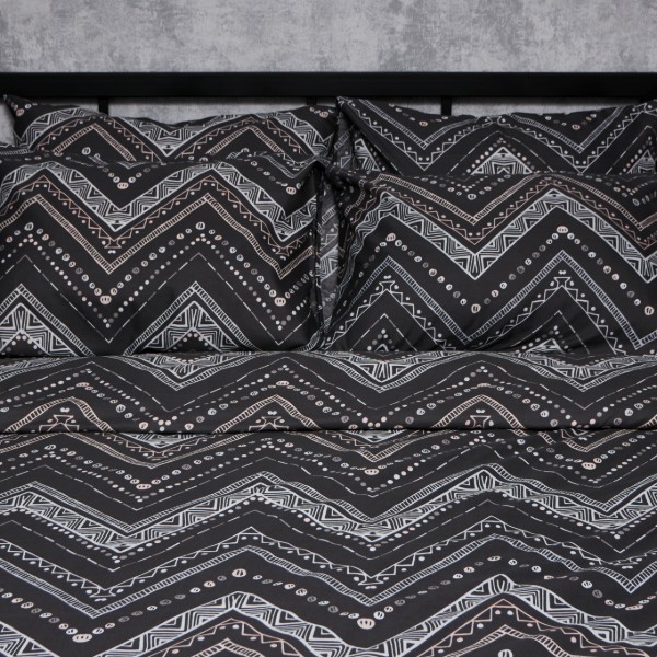 Фото - Комплект постільної білизни Moon&Star Мікросатин Premium «Geometric Grace» 175х210 см нав. 2х50х70 (MS-820007776)