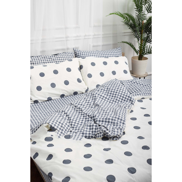 Фото - Комплект постільної білизни Moon&Star King Size 220x240 см нав. 4х70х70 Riccarda Ranforce Elite (MS-820000179)