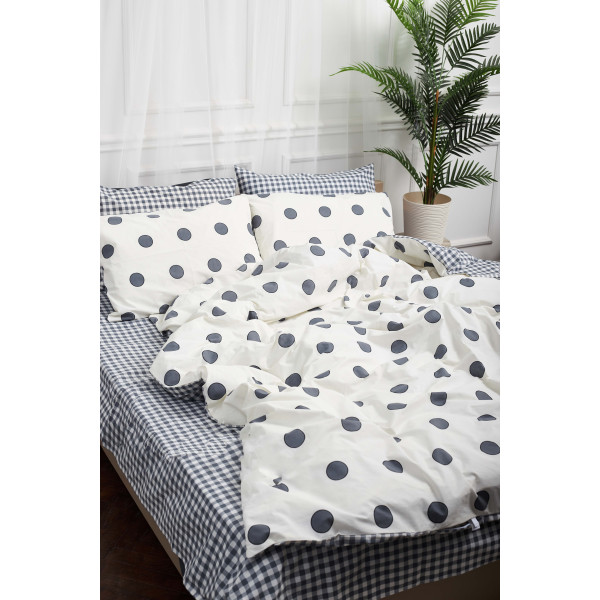 Фото - Комплект постільної білизни Moon&Star King Size 220x240 см нав. 4х70х70 Riccarda Ranforce Elite (MS-820000179)