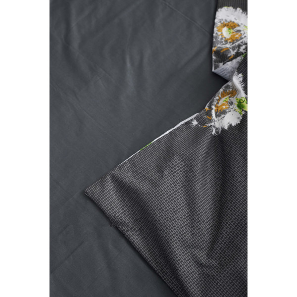 Фото - Комплект постільної білизни Moon&Star 160х220 наволочки 2х50х70 Dandelion Black Бязь Gold Люкс (MS-820000926)