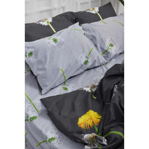 Фото - Комплект постільної білизни Moon&Star 160х220 наволочки 2х50х70 Dandelion Бязь Gold Люкс (MS-820000961)