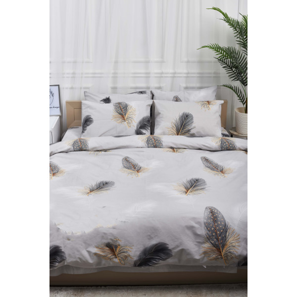 Фото - Комплект постільної білизни Moon&Star King Size 220x240 см нав. 2х40х60 Soccoro Ranforce Elite (MS-820000350)