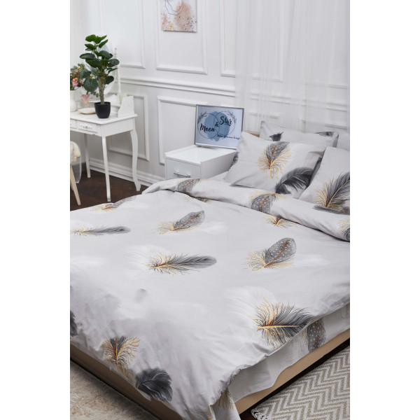 Фото - Комплект постільної білизни Moon&Star King Size 220x240 см нав. 2х40х60 Soccoro Ranforce Elite (MS-820000350)