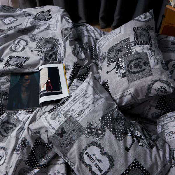 Фото - Комплект постільної білизни Moon&Star Бязь Gold Люкс «Vintage Keys» 160х220х2 нав. 4х50х70 (MS-820007313)