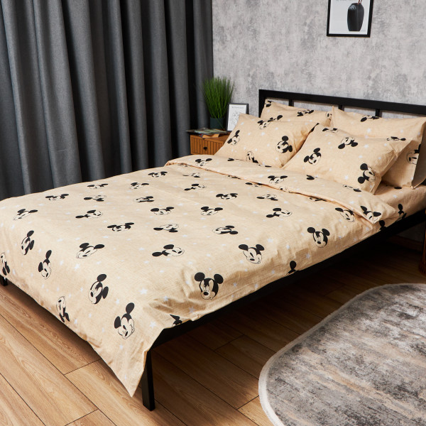 Фото - Комплект постільної білизни Moon&Star Бязь Gold Люкс Mickey Mouseі 175х210 нав. 2х70х70 (MS-820006482)