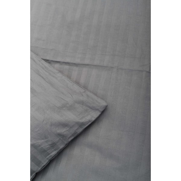 Фото - Комплект постельного белья Moon&Star Satin Stripe Stripe Gray 160х220х2 нав. 2х70х70 (MS-820003672)