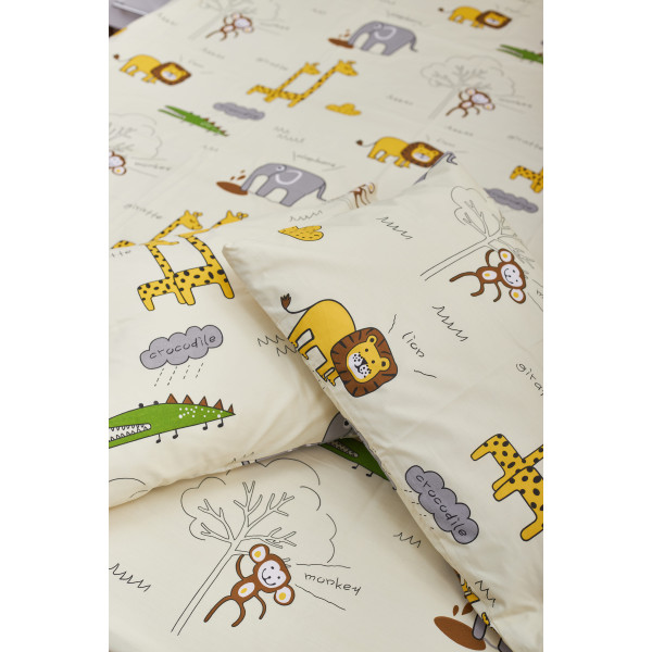 Фото - Комплект постільної білизни Moon&Star 143х210х2 нав. 2х40х60 Savanna Бязь Gold Люкс (MS-820001275)