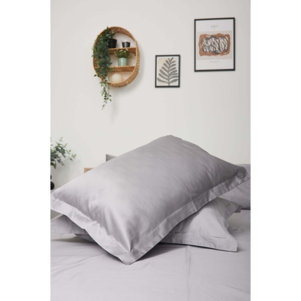 Фото - Комплект постельного белья Moon&Star 160х220 наволочки 2х50х70 Smoke Satin Premium (MS-820000441)