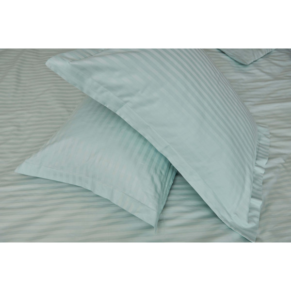 Фото - Комплект постільної білизни Moon&Star 160х220 наволочки 2х70х70 Stripe Mint Satin Stripe (MS-820000612)