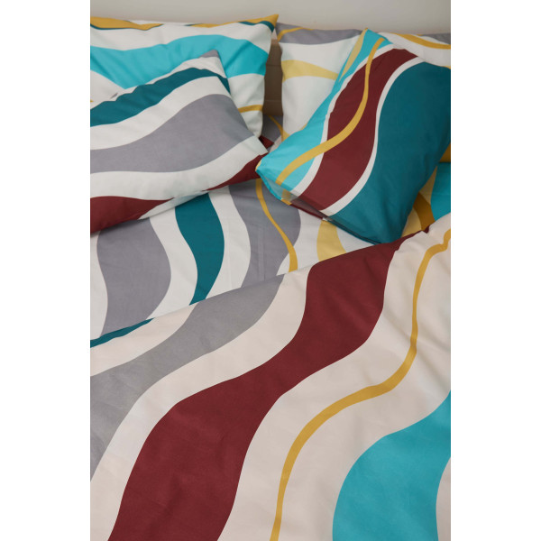 Фото - Комплект постільної білизни Moon&Star 160х220 нав. 2х50х70 Tangerine Мікросатин Premium (MS-820001444)