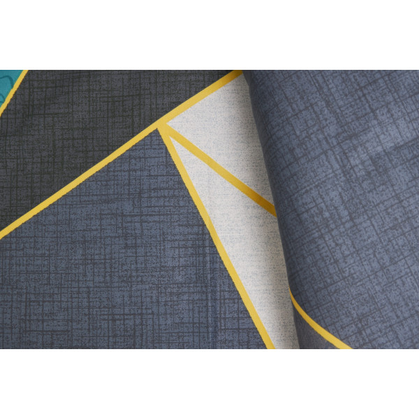 Фото - Комплект постільної білизни Moon&Star 143х210х2 нав. 2х70х70 Triangles Мікросатин Premium (MS-820001485)