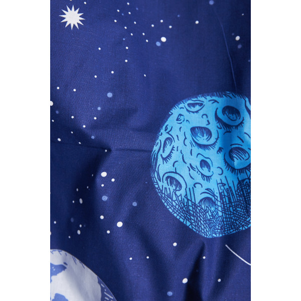 Фото - Комплект постільної білизни Moon&Star Бязь Gold Люкс Planets King Size 220x240 (MS-820004797)