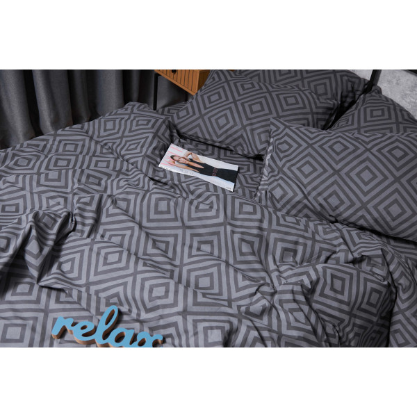 Фото - Комплект постільної білизни Moon&Star Бязь Gold Люкс Storm 160х220 (MS-820004677)