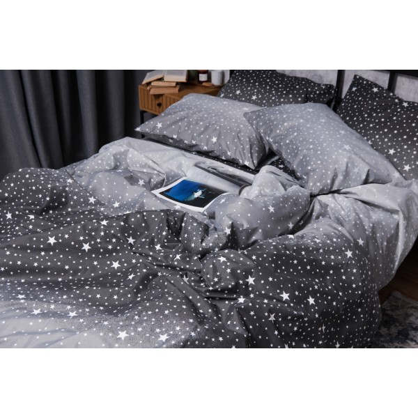 Фото - Комплект постільної білизни Moon&Star Premium Starry Night 143х210х2 нав. 4х70х70 (MS-820005139)