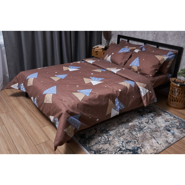 Фото - Комплект постільної білизни Moon&Star Мікросатин Premium «Amber Dream» 160х220х2 см нав. 2х70х70 (MS-820005072)