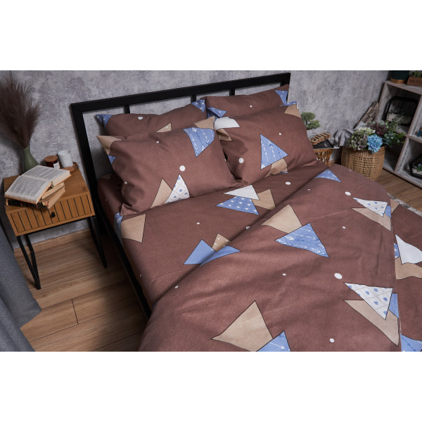 Фото - Комплект постільної білизни Moon&Star Мікросатин Premium «Amber Dream» 160х220х2 см нав. 2х70х70 (MS-820005072)