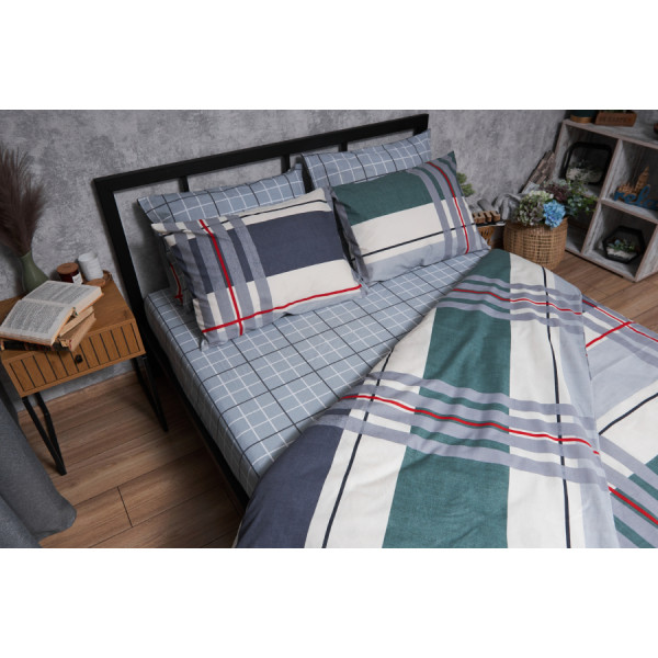 Фото - Комплект постільної білизни Moon&Star Бязь Gold Люкс «Cloudy» 160х220х2 нав. 4х70х70 (MS-820004724)