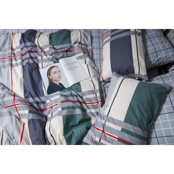 Фото - Комплект постільної білизни Moon&Star Бязь Gold Люкс «Cloudy» 160х220х2 нав. 4х70х70 (MS-820004724)