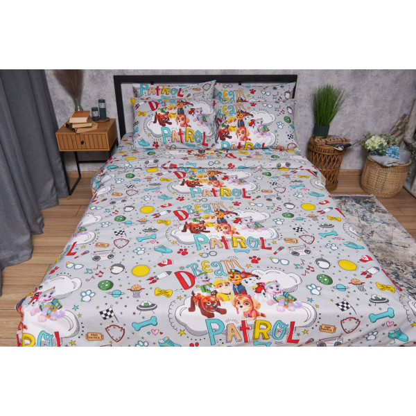 Фото - Комплект постільної білизни Moon&Star Бязь Gold Люкс «Dream Patrol» 143х210х2 нав. 2х40х60 (MS-820004015)