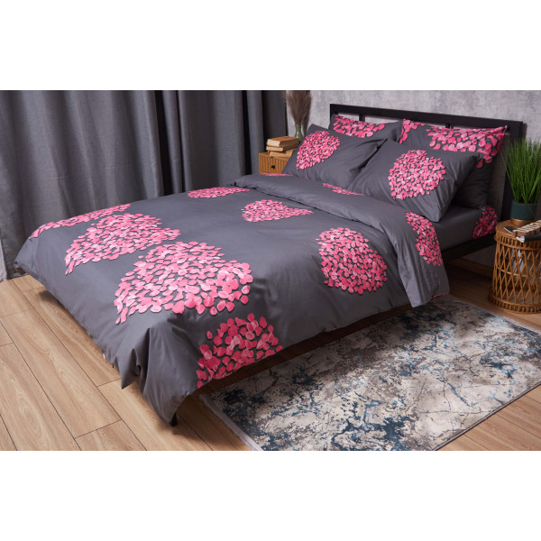 Фото - Комплект постільної білизни Moon&Star Satin Elit Rose Quartz 143х210х2 нав. 4х70х70 (MS-820004474)