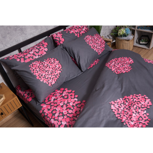 Фото - Комплект постільної білизни Moon&Star Satin Elit Rose Quartz 143х210 (MS-820004463)