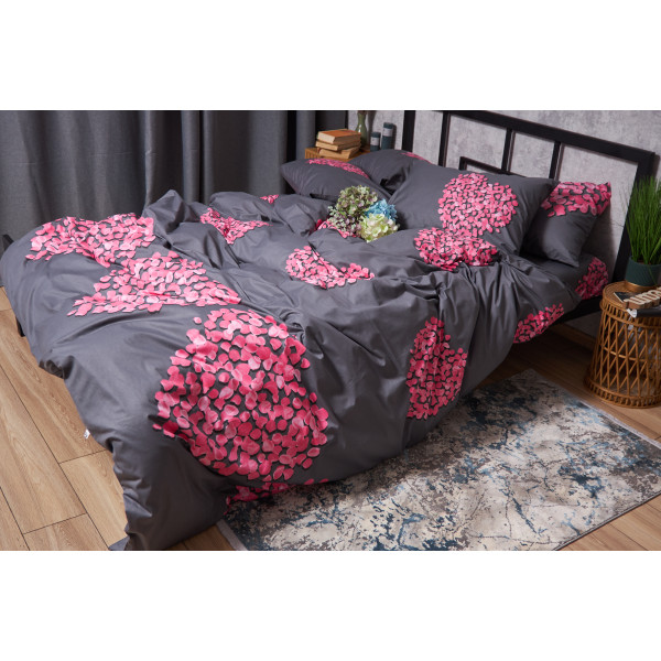 Фото - Комплект постільної білизни Moon&Star Satin Elit Rose Quartz 143х210 (MS-820004463)