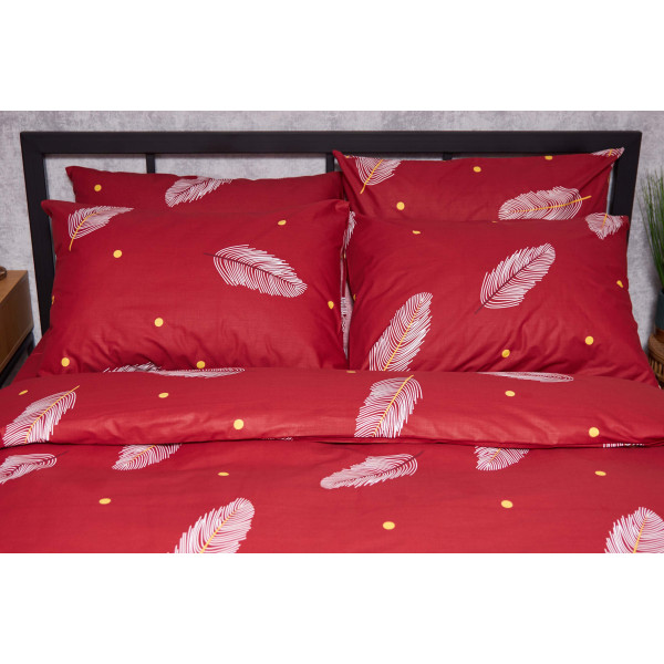 Фото - Комплект постільної білизни Moon&Star Бязь Gold Люкс Lipstick 200х220 см нав. 4х50х70 (MS-820004213)
