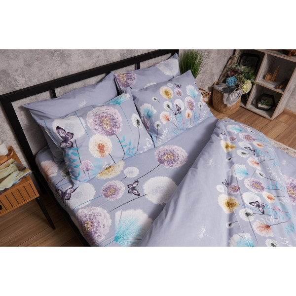 Фото - Комплект постільної білизни Moon&Star Бязь Gold Люкс Dandelion Dreams 175х210 нав. 4х70х70  (MS-820005574)