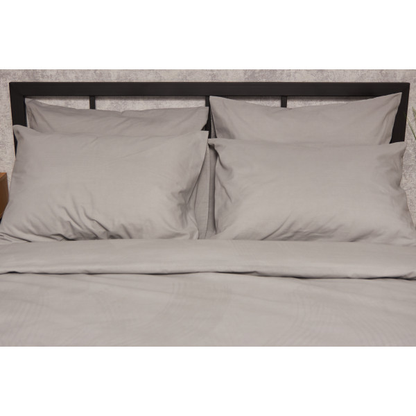 Фото - Комплект постільної білизни Moon&Star 143х210х2 нав. 2х40х60 Gray Бязь Gold Люкс (MS-820001138)