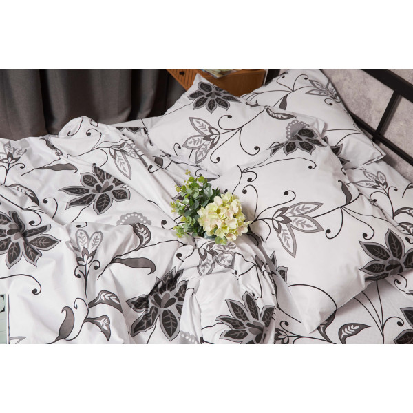 Фото - Комплект постільної білизни Moon&Star Бязь Gold Люкс Gray Denim 160х220 (MS-820005622)