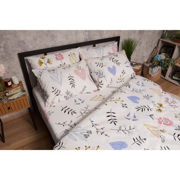 Фото - Комплект постільної білизни Moon&Star Бязь Gold Люкс Painting 175х210 нав. 4х70х70 (MS-820005749)