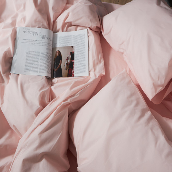 Фото - Комплект постільної білизни Moon&Star Бязь Gold Люкс Soft Rose 175х210 нав. 2х40х60 (MS-820006935)