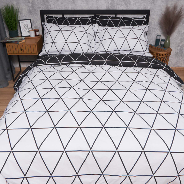 Фото - Комплект постільної білизни Moon&Star Бязь Gold Люкс «Urban Chic» King Size 220x240 см нав. 4х70х70 (MS-820007074)