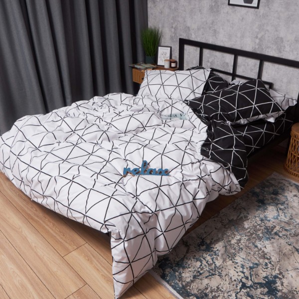 Фото - Комплект постельного белья Moon&Star Бязь Gold Люкс «Urban Chic» 175х210 см нав. 2х40х60 (MS-820007075)