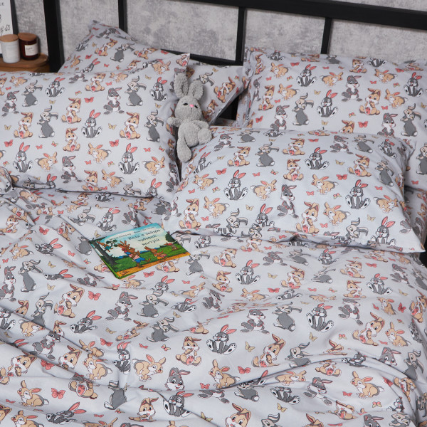 Фото - Комплект постільної білизни Moon&Star Бязь Gold Люкс Bunny Dreams 175х210 нав. 2х50х70 (MS-820006061)
