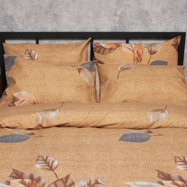 Фото - Комплект постільної білизни Moon&Star Premium Amber Leaf 160х220х2 нав. 4х70х70 (MS-820007524)